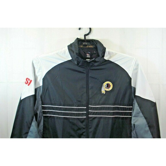 Washington Redskins NWT NFL Reebok Windbreaker Full Zip Sewn Mens Size L - Picture 3 of 7